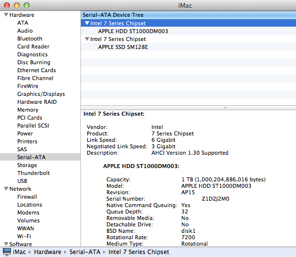 what is the ssd in the fusion drive for the 2014 mac mini